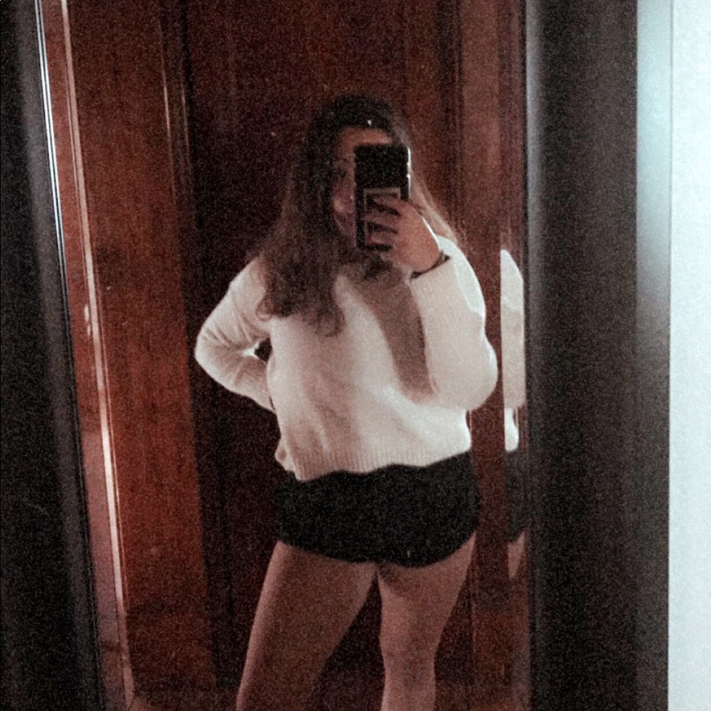 long sleeve crop top shirt